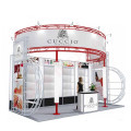 Stand d&#39;exposition hybride modulaire et portatif de stand d&#39;exposition d&#39;expositions de salon de la coutume 10x20